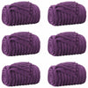 Vidaxl kleden 6 pcs paars 150 x 130 cm fleece