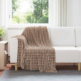 Vidaxl gooi deken kameel 150 x 130 cm 0,5 kg fleece - afbeelding 1