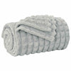 Vidaxl gooi deken grijs 150 x 130 cm fleece