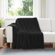 Vidaxl gooi deken zwart 200 x 150 cm fleece