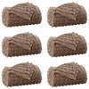 Vidaxl kleden 6 pcs kameel 200 x 150 cm fleece
