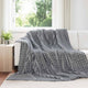 Vidaxl kleden 6 st donkergrijs 270 x 240 cm 9.44 kg fleece