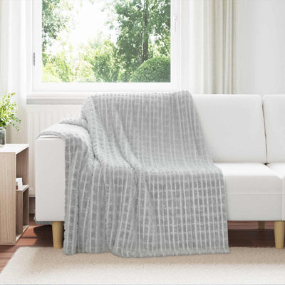 Vidaxl kleden 6 st grijs 200 x 150 cm 4.5 kg fleece