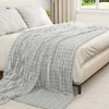 Vidaxl kleden 6 pcs grijs 240 x 220 cm fleece