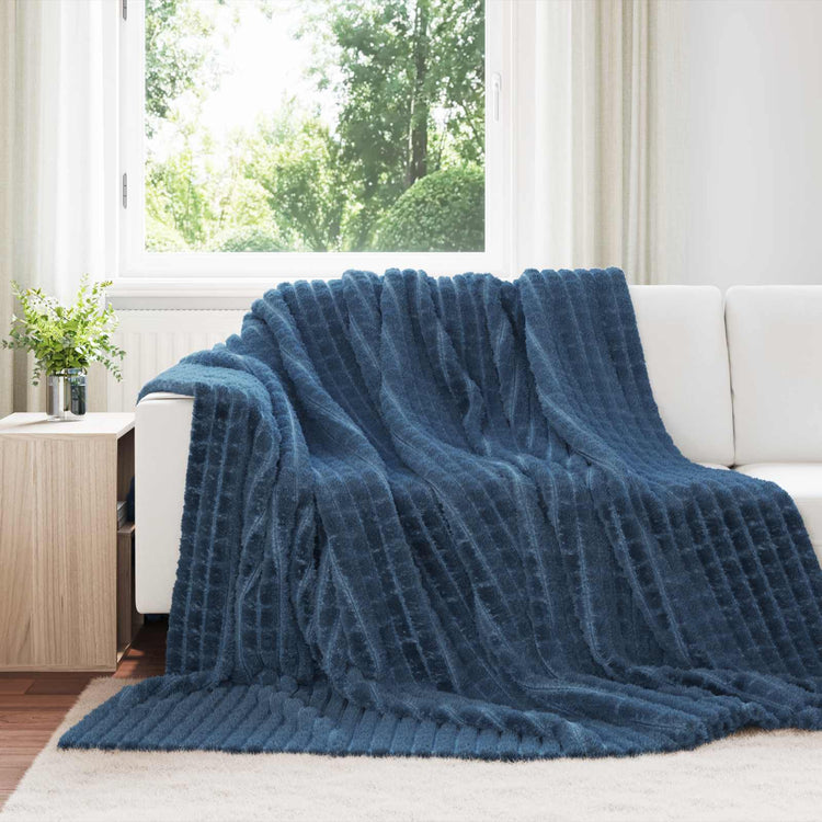 Vidaxl kleden 6 st marineblauw 270 x 240 cm 9.6 kg fleece