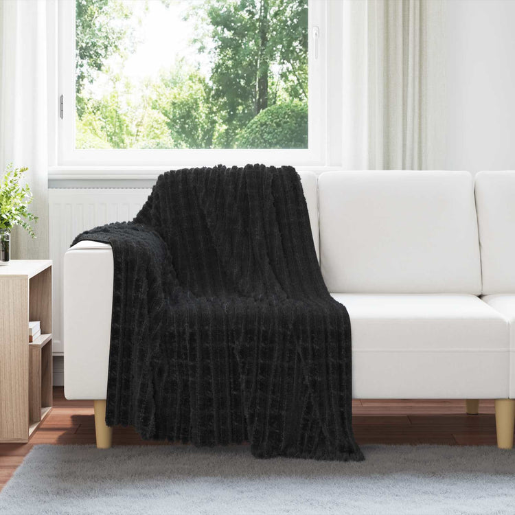 Vidaxl kleden 6 st zwart 150 x 130 cm 2.75 kg fleece