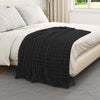 Vidaxl kleden 6 pcs zwart 150 x 130 cm fleece