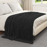 Vidaxl kleden 6 st zwart 200 x 150 cm 4,5 kg fleece - afbeelding 3