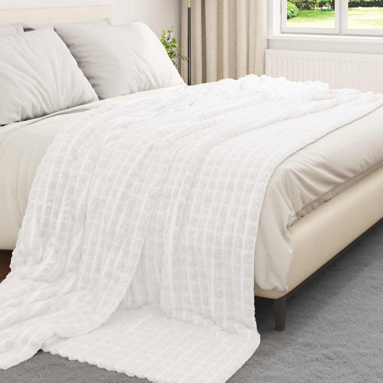 Vidaxl kleden 6 st wit 270 x 240 cm 8.9 kg fleece