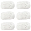 Vidaxl kleden 6 pcs wit 270 x 240 cm fleece