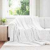 Vidaxl plaid wit 270 x 240 cm 3,17 kg fleece - afbeelding 1