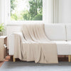 Vidaxl gooi deken beige 200 x 150 cm fleece