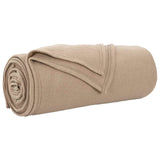 Vidaxl plaid camel 170 x 130 cm 0,34 kg fleece - afbeelding 2