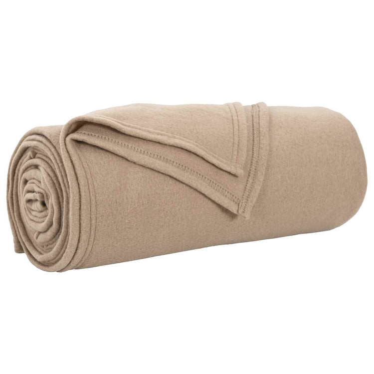 Vidaxl plaid camel 170 x 130 cm 0.34 kg fleece