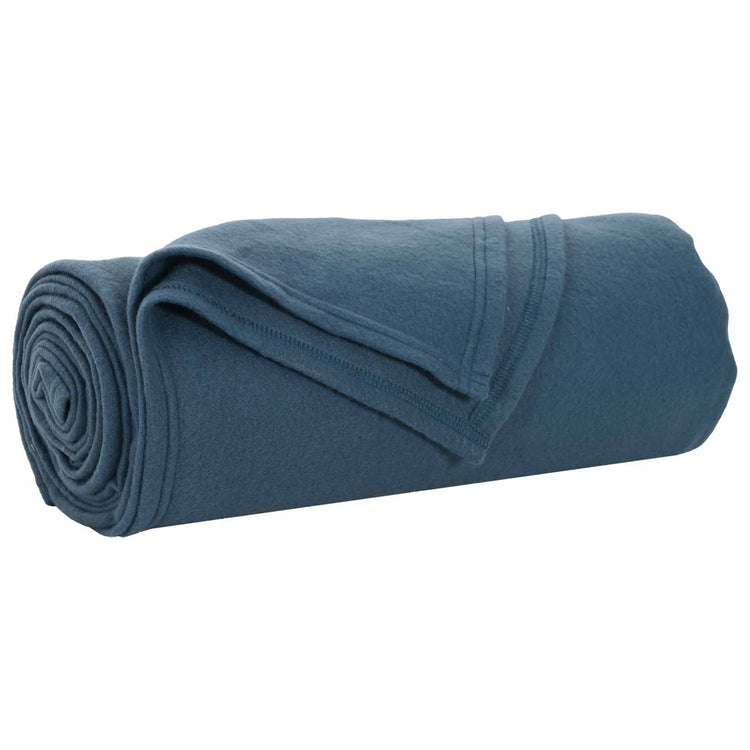 Vidaxl plaid marineblauw 270 x 240 cm 0.91 kg fleece