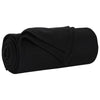 Vidaxl gooi deken zwart 240 x 220 cm fleece