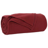 Vidaxl gooi deken bordeaux rood 200 x 150 cm fleece