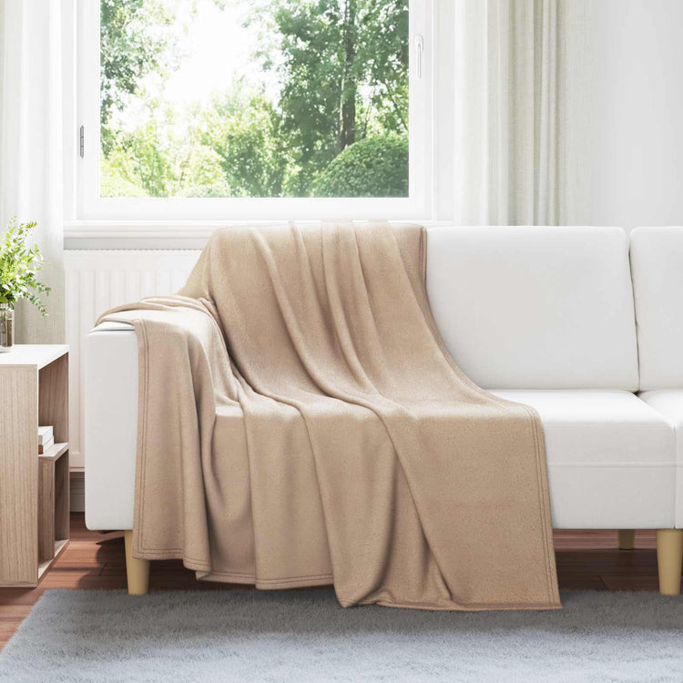 Vidaxl kleden 6 st camel 200 x 150 cm 2.61 kg fleece