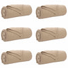 Vidaxl kleden 6 pcs kameel 240 x 220 cm fleece