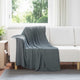 Vidaxl kleden 6 st donkergrijs 170 x 130 cm 1.86 kg fleece