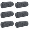Vidaxl kleden 6 pcs donkergrijs 270 x 240 cm fleece