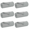 Vidaxl kleden 6 pcs grijs 270 x 240 cm fleece