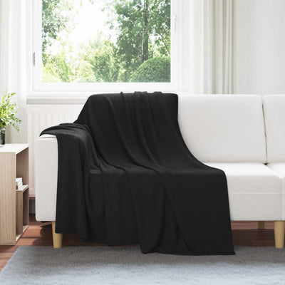 Vidaxl kleden 6 st zwart 200 x 150 cm 2.61 kg fleece