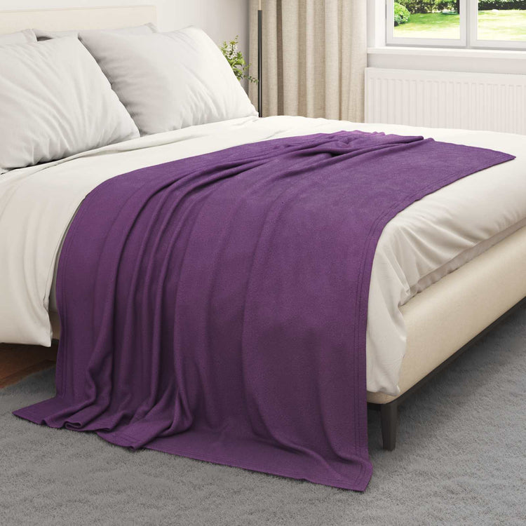 Vidaxl kleden 6 st paars 200 x 150 cm 2.61 kg fleece