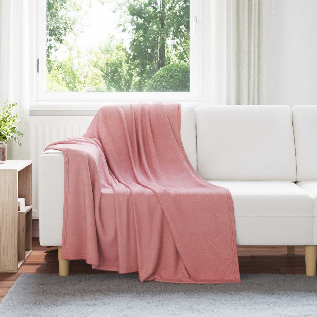 Vidaxl kleden 6 st roze 170 x 130 cm 1.86 kg fleece