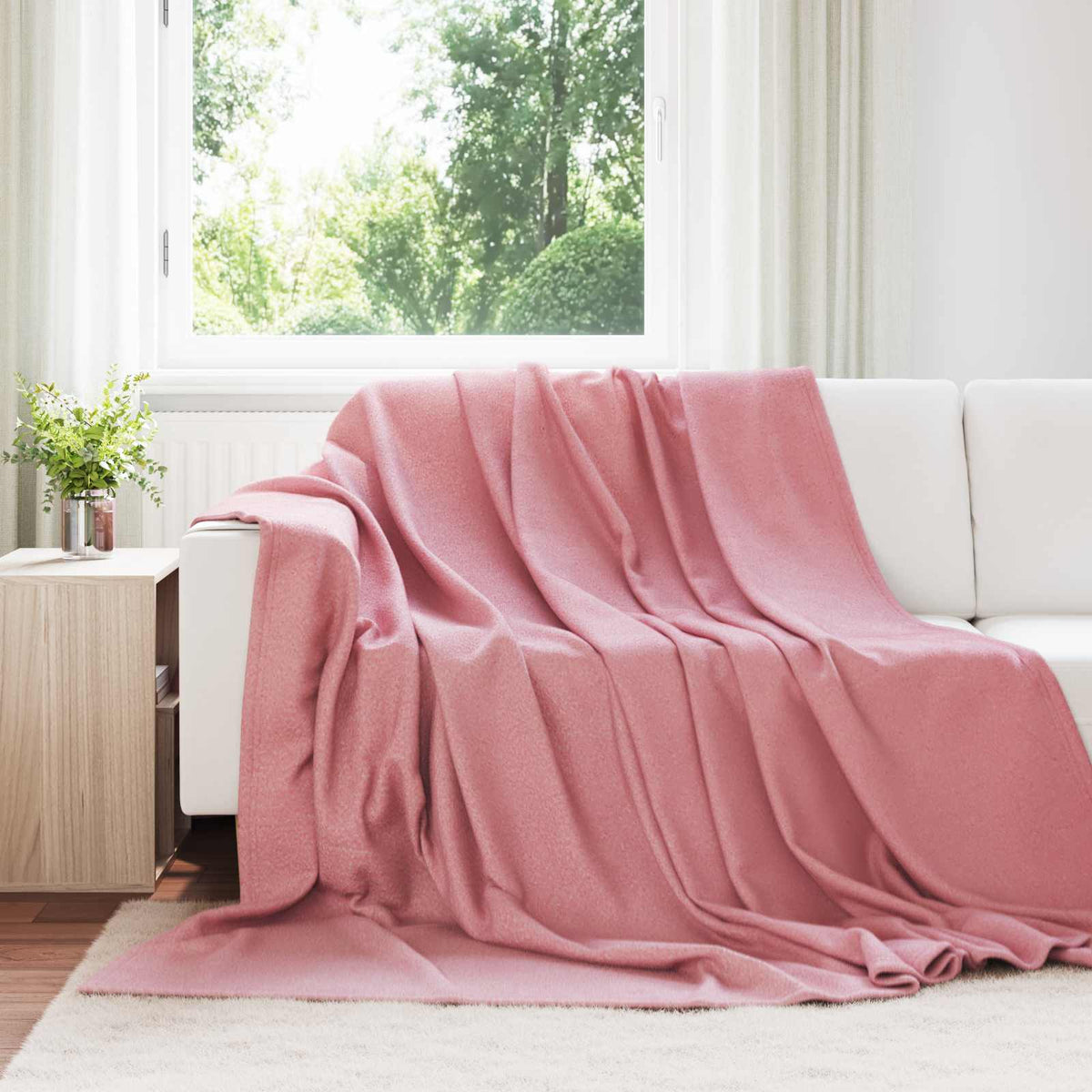 Vidaxl kleden 6 st roze 270 x 240 cm 5.44 kg fleece