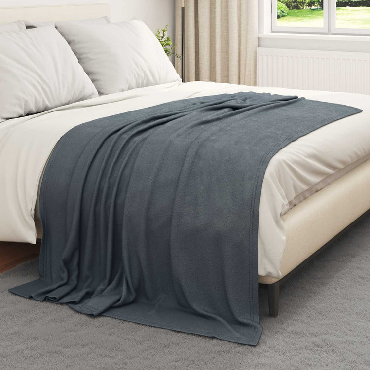 Vidaxl kleden 24 pcs donkergrijs 200 x 150 cm fleece
