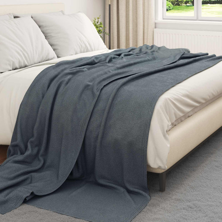 Vidaxl kleden 24 st donkergrijs 240 x 220 cm 17.63 kg fleece