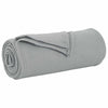 Vidaxl kleden 24 pcs grijs 270 x 240 cm fleece
