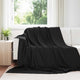 Vidaxl kleden 24 st zwart 240 x 220 cm 17.63 kg fleece