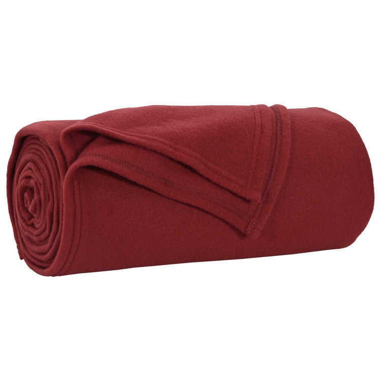 Vidaxl kleden 24 st bordeaux rood 270 x 240 cm 21.67 kg fleece