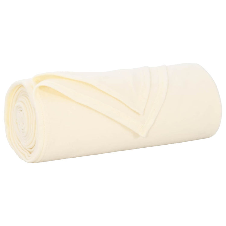 Vidaxl kleden 24 pcs crème 200 x 150 cm fleece