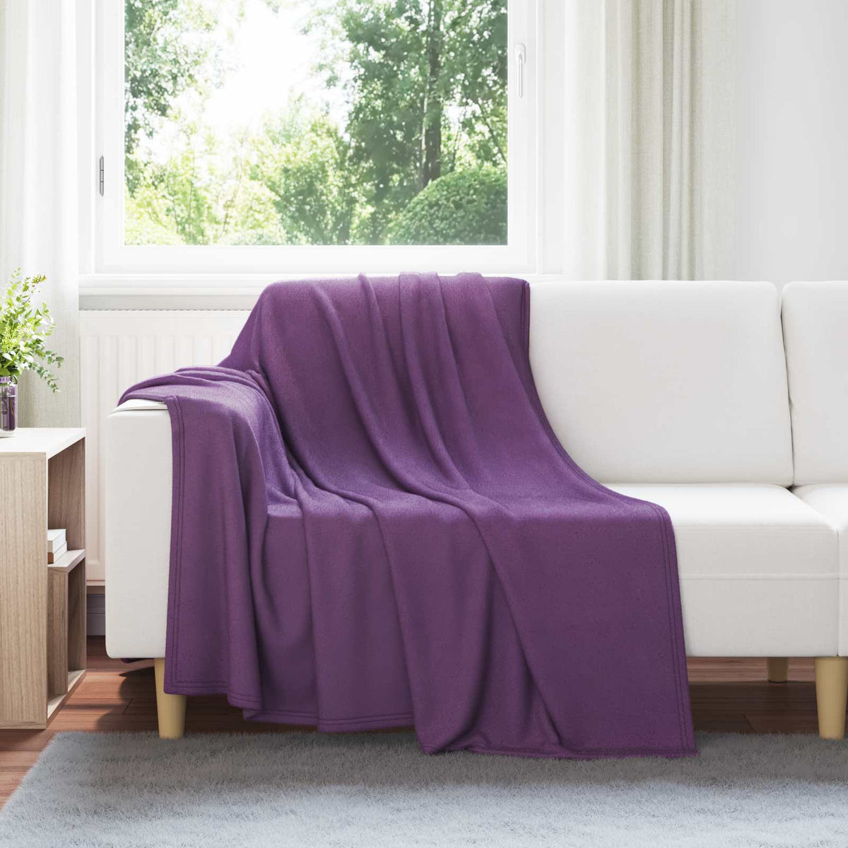 Vidaxl kleden 24 st paars 200 x 150 cm 10.08 kg fleece