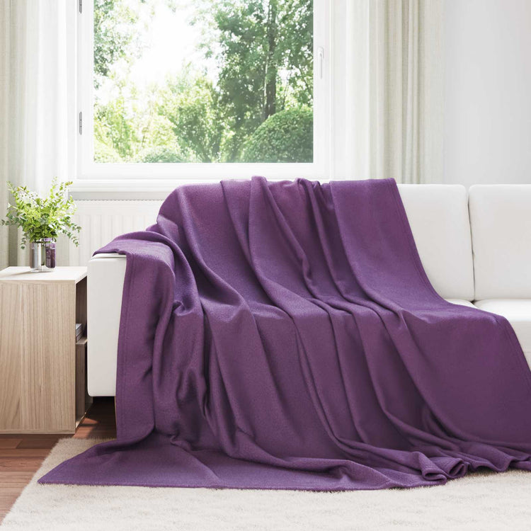 Vidaxl kleden 24 st paars 270 x 240 cm 22.56 kg fleece