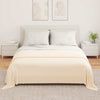Vidaxl gooi deken crème 280 x 210 cm fleece