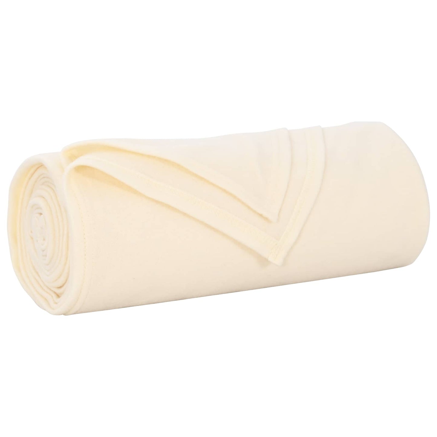 Vidaxl gooi deken crème 280 x 210 cm fleece