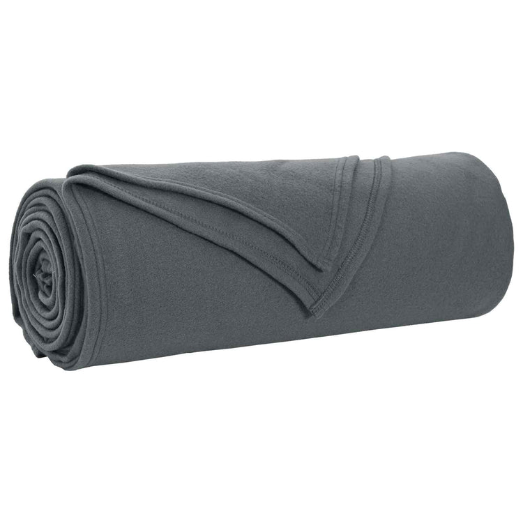 Vidaxl plaid donkergrijs 280 x 210 cm 0.84 kg fleece