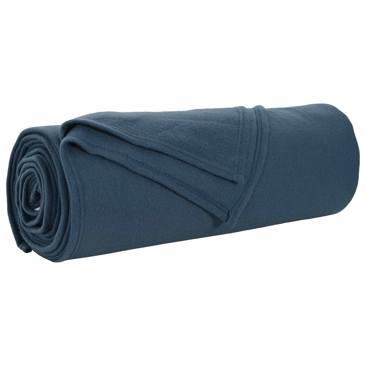 Vidaxl gooi deken marineblauw 210 x 140 cm fleece
