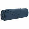 Vidaxl gooi deken marineblauw 350 x 270 cm fleece