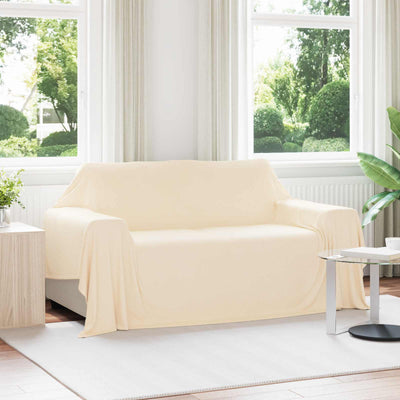 Vidaxl kleden 6 st crèmekleurig 280 x 210 cm 4.85 kg fleece