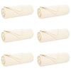 Vidaxl kleden 6 pcs crème 280 x 210 cm fleece