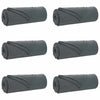 Vidaxl kleden 6 pcs donkergrijs 350 x 270 cm fleece