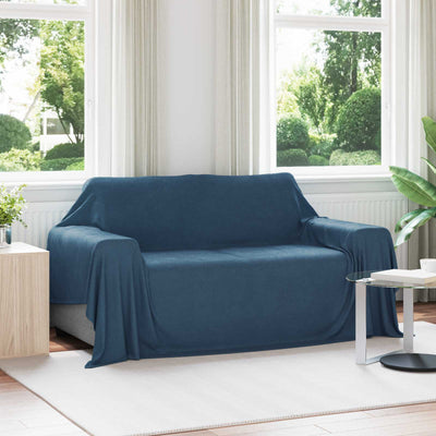 Vidaxl kleden 6 st marineblauw 280 x 210 cm 4.74 kg fleece