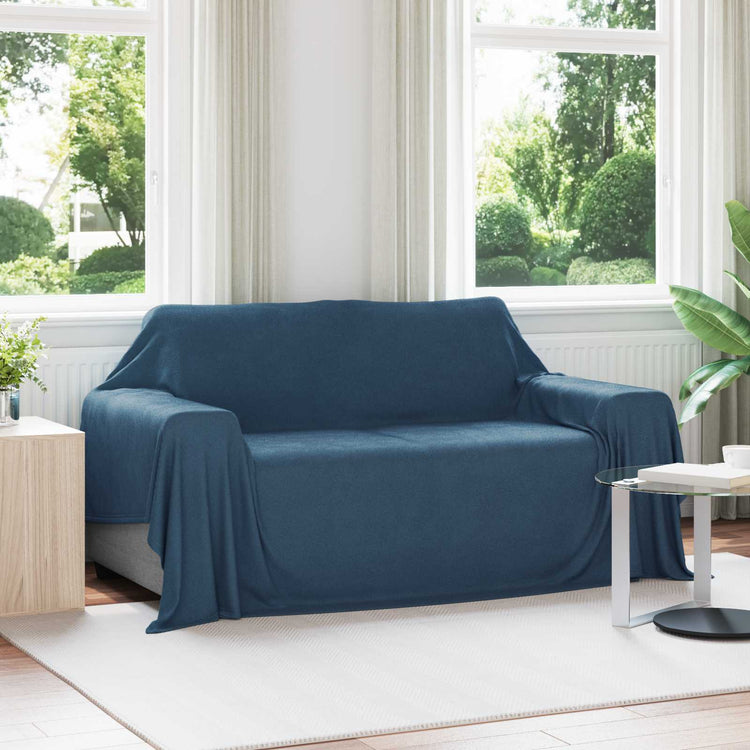 Vidaxl kleden 6 st marineblauw 280 x 210 cm 4.74 kg fleece