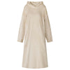 Vidaxl deken hoodie beige m flanel