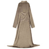 Vidaxl deken hoodie kameel f flanel